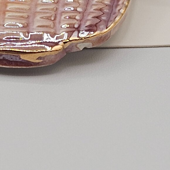 VTG Brooch Handpainted Ceramic Floral Basket Cottage Granny Core Boho Summer Pin - Picture 9 of 15